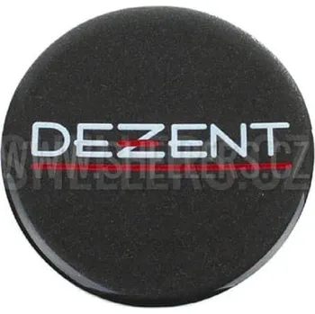 Alu kolo Středový samolepicí emblem průměr 60mm, logo Dezent ZT1150, plast antracit