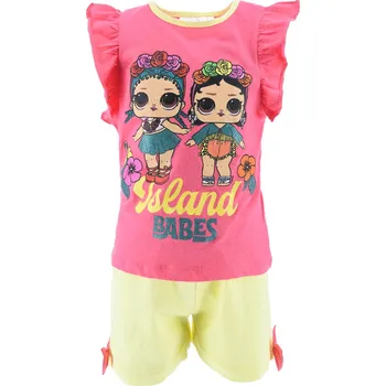 Dívčí pyžamo LOL SURPRISE Dívčí souprava L.O.L.SURPRISE ISLAND BABES růžová Velikost: 128