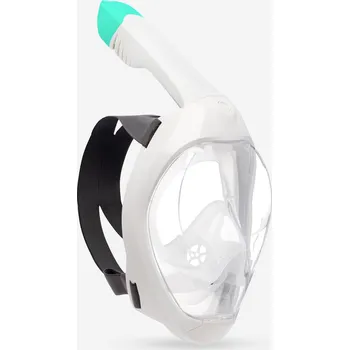 Potápěčská maska DECATHLON Šnorchlovací maska Easybreath 500 s obalem L MODRÁ|ŠEDÁ