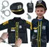 Karnevalový kostým KX4296 dětský karnevalový kostým policista s pouty