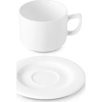 Suisse Langenthal | Šálek s podšálkem, bílý, 270 ml, Time