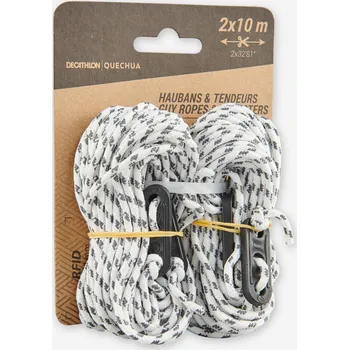 Lano QUECHUA 2 výztužná lana a 4 napínáky