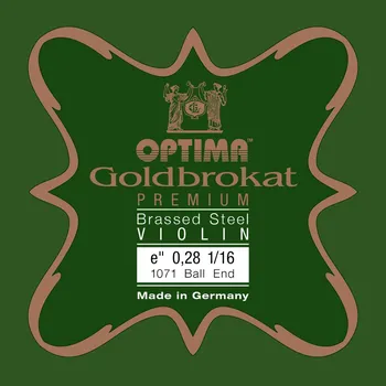 Struna pro kytaru a smyčcový nástroj Optima Struny pro housle Goldbrokat Premium - motaženo posazíE 0,28 K x-hart 31072