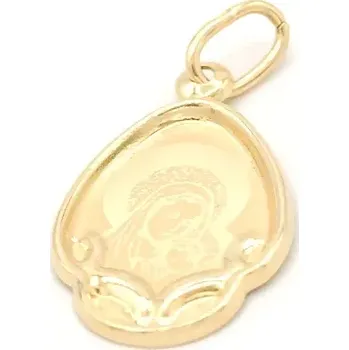 Přívěsek B&B Goldinvestic Madonka s dítětem Žlutá