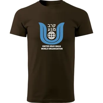 Pánské tričko Tričko United Krav Maga BIG - hnědá