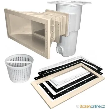 Skimmer Procopi široký pro foliované bazény béžový