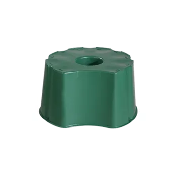 Plastová nádrž na dešťovou vodu sud zelený 510 L podstavec (Nádrž na dešťovou vodu podstavec)