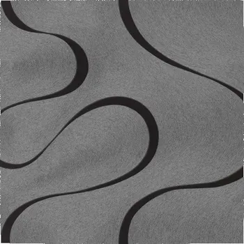 Tapeta Vliesové tapety na zeď vlnovky černé 53340