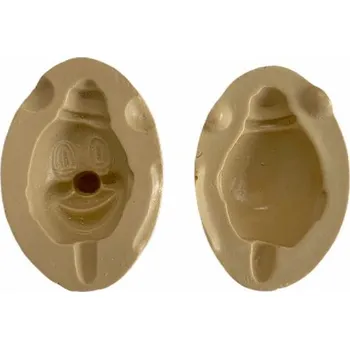 Forma na pečení Pryskyřicová formička - hlava klauna - 3D -