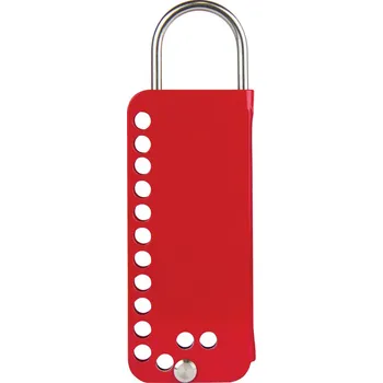 Ventil Dvoustupňové Lockout zařízení s otvory pro bezpečnostní zámky, červené