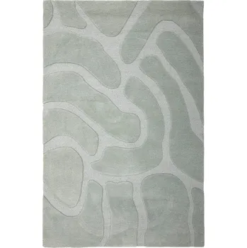 Koberec Zelený vlněný koberec Bloomingville Darlington 130 x 200 cm