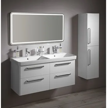 Nábytek Koupelnový set THEIA 120, dvojumyvadlo, bílá