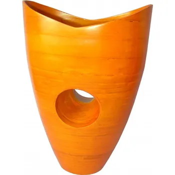 Váza Axin Trading s.r.o. Atypická hnědá váze z bambusu