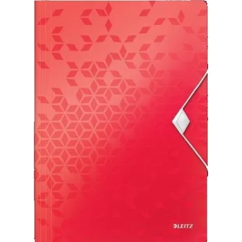 Desky na spisy Leitz WOW, PP, červené