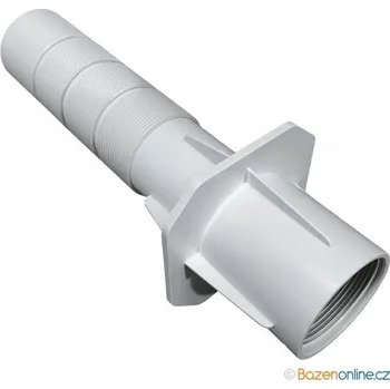 Průchodka ke trysce do betonového bazénu 300 mm Masiv bílá