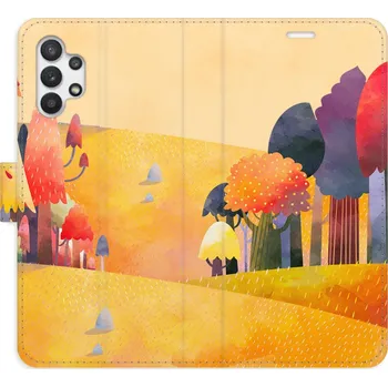 Pouzdro na mobilní telefon Flipové pouzdro iSaprio - Autumn Forest - Samsung Galaxy A32