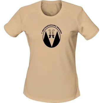 Dámské tričko Dámské funkční tričko 7. mechanizovaná brigáda - písková