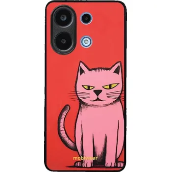 Pouzdro na mobilní telefon Lesklý kryt Mobiwear Glossy - Xiaomi Redmi Note 13 4G - G054G Kocourek (Prémiové lesklé pouzdro, obal, kryt Mobiwear Glossy na mobil Xiaomi Redmi Note 13 4G - G054G Kocourek, materiál Plast + TPU silikon - krytí po všech stranách, neošoupatelný potisk,)