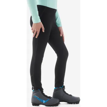 Dívčí legíny INOVIK Dětské běžkařské hřejivé legíny 100 8 LET ČERNÁ