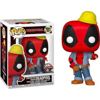 Figurka Funko POP: Marvel Deadpool 30th Anniversary - Construction Worker (exclusive special edition)