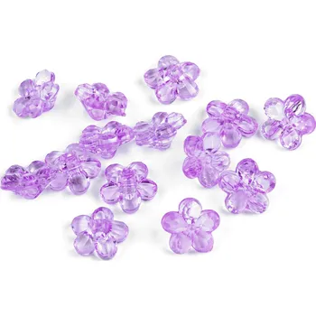 Knoflík Plastové knoflíky / korálky květ Ø12 mm