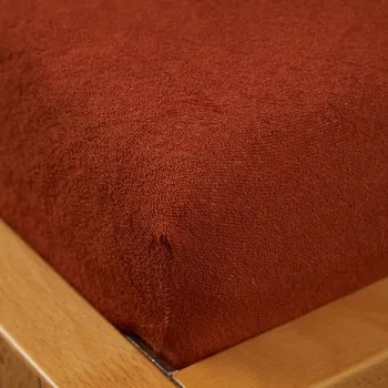 Prostěradlo Tegatex Froté prostěradlo - Skořicová Velikost: 90*200 cm