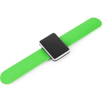 Magnetický jehelníček na ruku samonavíjecí - srdce, obdélník, barva 9 zelená sv. obdélník