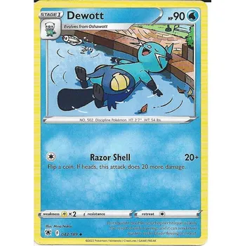 Sběratelská karetní hra Pokémon karta Dewott 042/189