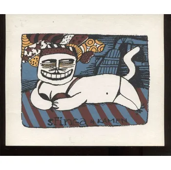 Umění Sfinga u kamen Petr Poš - nesignováno