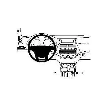 Brodit ProClip montážní konzole na palubní desku pro Honda Accord Crosstour 10-12, 834100