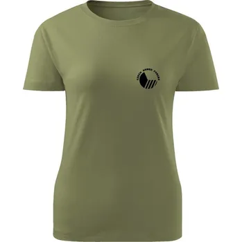 Dámské tričko Czech Armed Forces - olivová