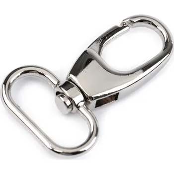 Kovová karabina otočná, průvlek 26 mm