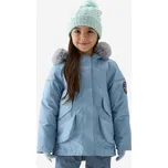 QUECHUA Dětská zimní turistická hřejivá parka SH 500 Mountain 4-5 LET MODRÁ|ŠEDÁ