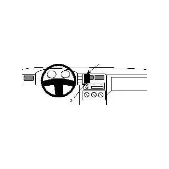 Brodit ProClip montážní konzole na palubní desku pro Volkswagen Caddy 95-03, 852058