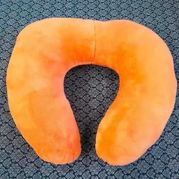 Cestovní polštářek Cestovní polštář podkova lososový Český výrobce