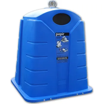 Popelnice Polyethylenový kontejner na papír, typ P - 2100 l