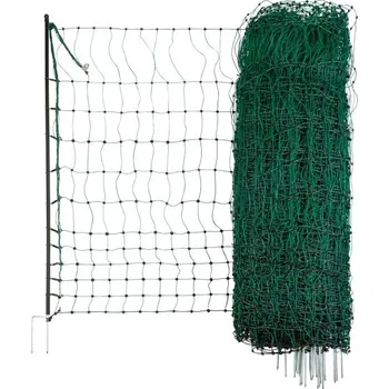 Kerbl Nevodivá síť pro drůbež Premium zelená 106 cm x 25 m 2 hroty