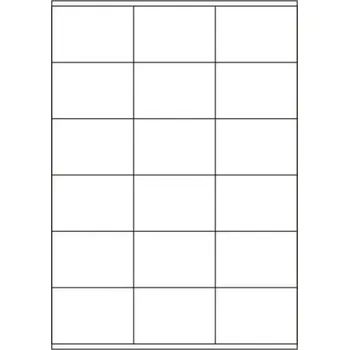 Speciální papír Etikety PRINT 70x48 mm bílé opacitní (100xA4)