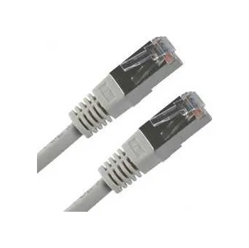 Síťový kabel FTP patchcord, Cat.5e, RJ45 M-7m, stíněný, šedý, economy,rychlé dodání