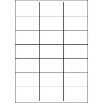 Samolepící etiketa Etikety PRINT 70x41 mm bílé lesklé 170 g/m2 (50xA4)