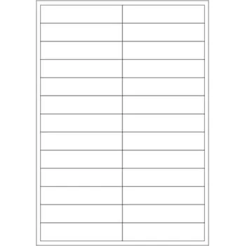 Speciální papír Etikety PRINT 100x22 mm bílé lesklé (100xA4)