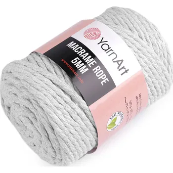 Příze Pletací příze Macrame Rope Ø5 mm 500 g rozčesávací