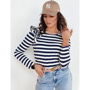 Dámská halenka Dámská halenka MORAS pruhovaná tmavě modrá