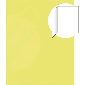 PAPIERNIK Odkládací mapa bez klop EKO 250 - žlutá 446555