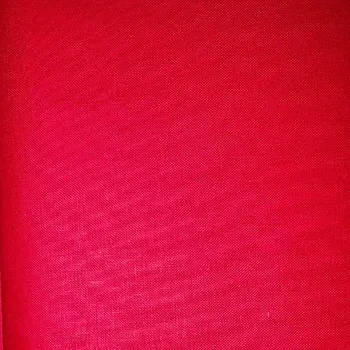 Červená bavlna č.61 cena za 1 metr Český výrobce