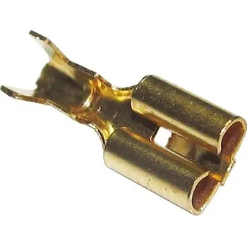 Síťový kabel Faston-zdířka 4,8mm neizolovaná, kabel do 1mm2