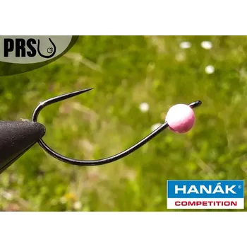 Rybářský háček Tungstenová hlavička bez protihrotu Hanák velikost 6 barva Pink - 0,4g