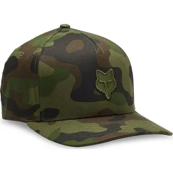 Kšiltovka Fox 31622-031 Head Flexfit Hat - S/M Green Camo