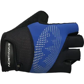 Cyklistické rukavice Cyklistické rukavice NW Typhoon modrá Velikost: L