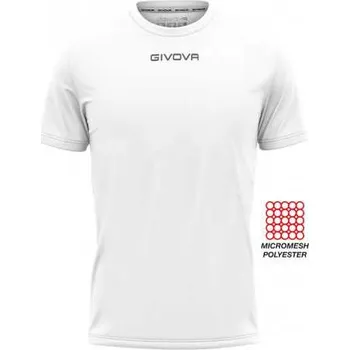 Pánské tričko Sportovní Tričko Givova One bílé MAC01 0003